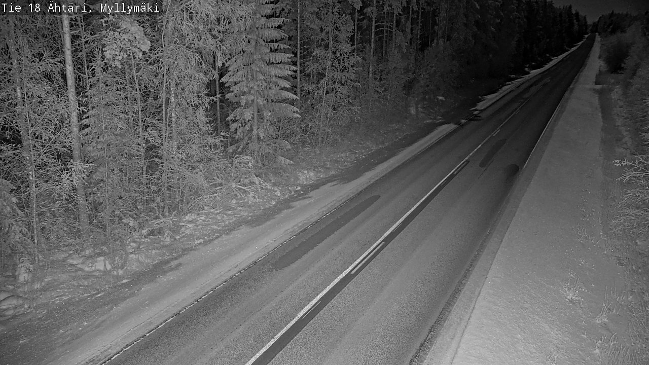 Weather Camera Image Väg 18 Etseri, Myllymäki, Ähtäri, Etelä-Pohjanmaa
