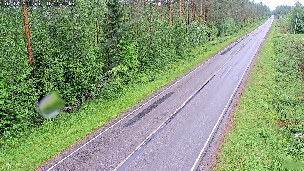 Weather Camera Image Väg 18 Etseri, Myllymäki, Ähtäri, Etelä-Pohjanmaa