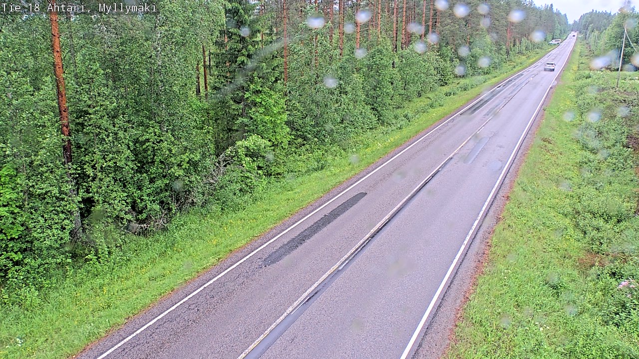 Weather Camera Image Väg 18 Etseri, Myllymäki, Ähtäri, Etelä-Pohjanmaa