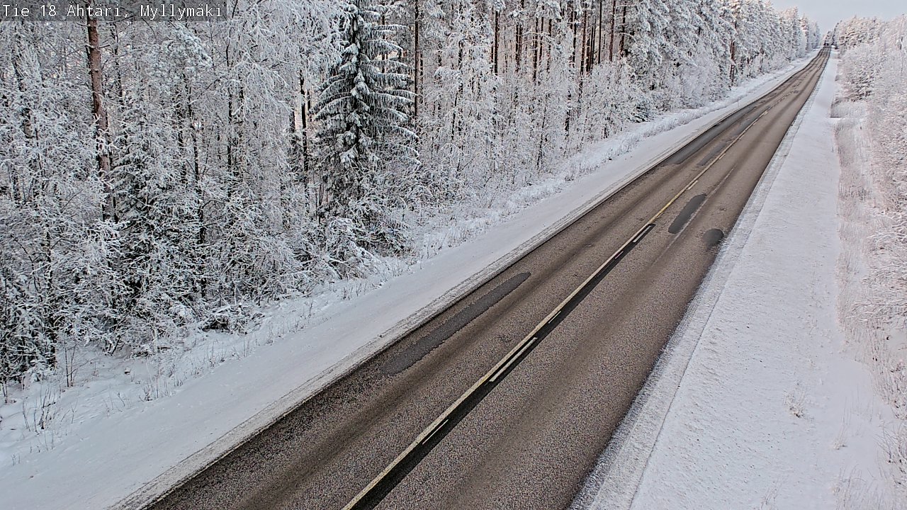 Weather Camera Image Road 18 Ähtäri, Myllymäki, Ähtäri, Etelä-Pohjanmaa