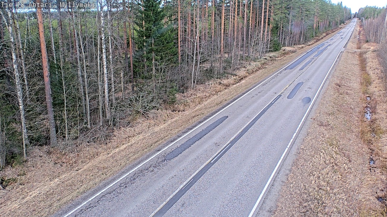 Weather Camera Image Väg 18 Etseri, Myllymäki, Ähtäri, Etelä-Pohjanmaa