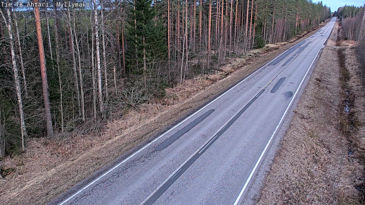 Weather Camera Image Road 18 Ähtäri, Myllymäki, Ähtäri, Etelä-Pohjanmaa