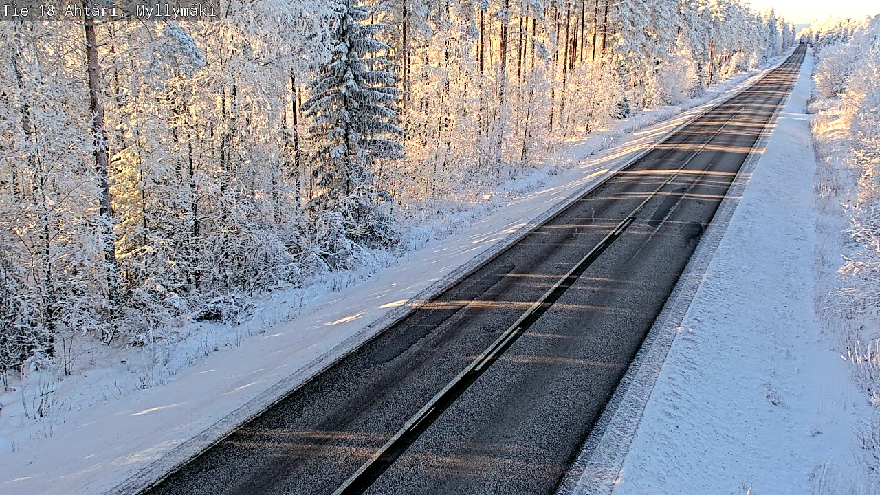 Weather Camera Image Road 18 Ähtäri, Myllymäki, Ähtäri, Etelä-Pohjanmaa
