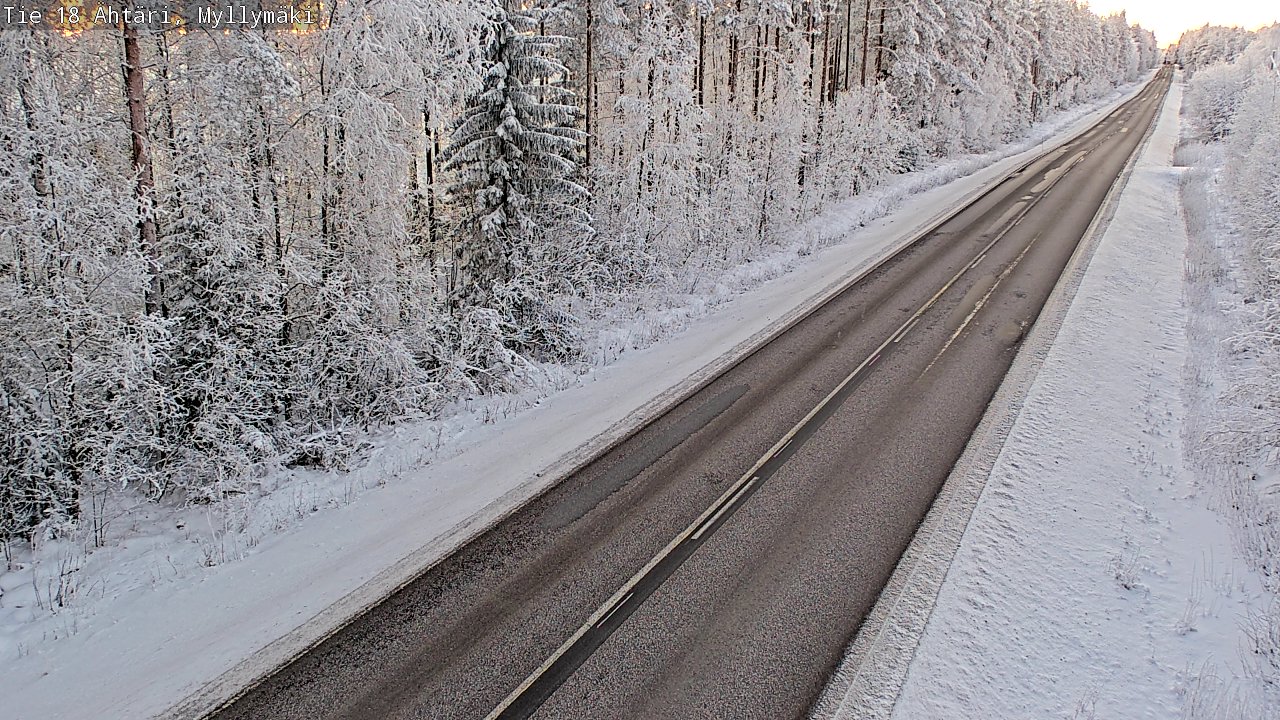 Weather Camera Image Road 18 Ähtäri, Myllymäki, Ähtäri, Etelä-Pohjanmaa