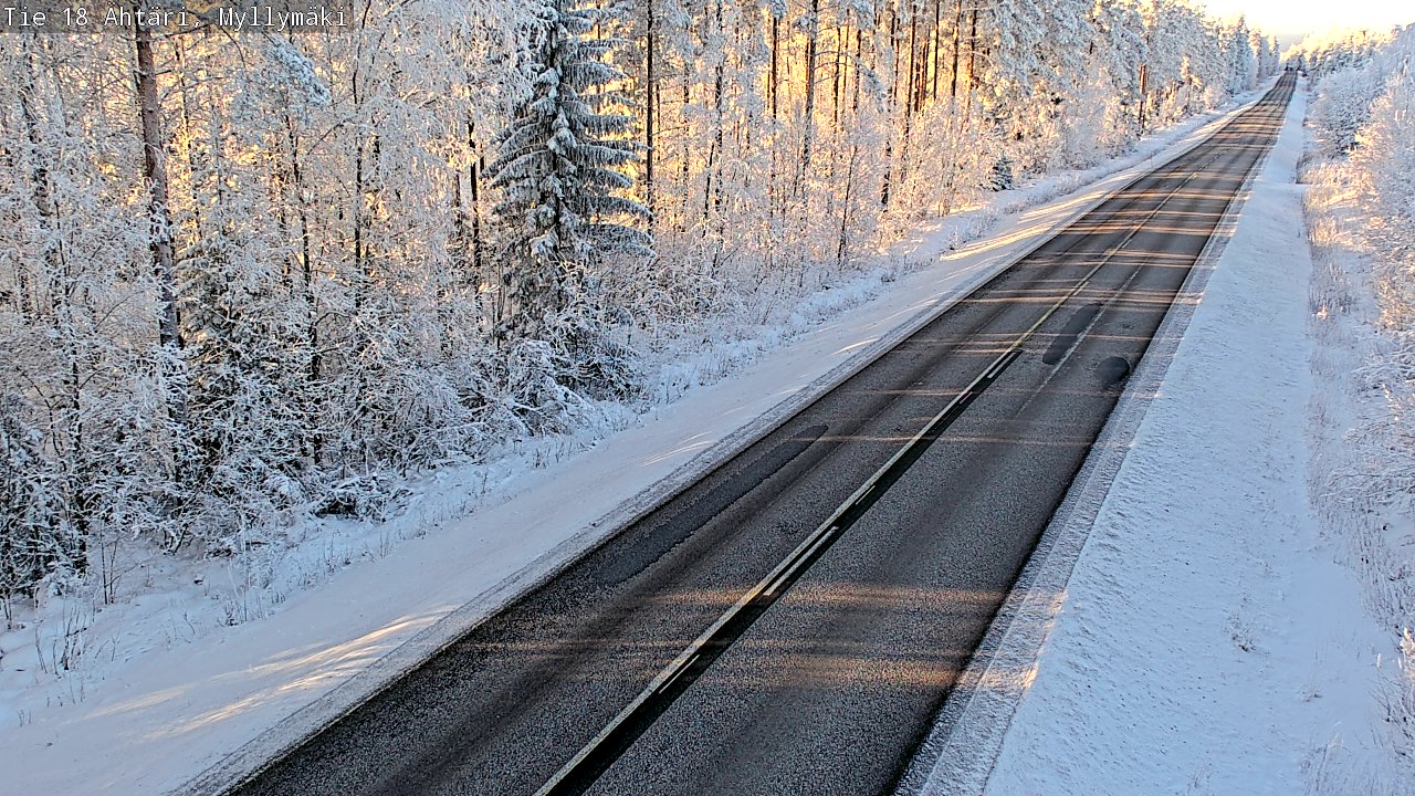 Weather Camera Image Road 18 Ähtäri, Myllymäki, Ähtäri, Etelä-Pohjanmaa