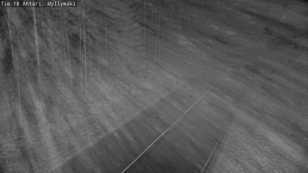 Weather Camera Image Road 18 Ähtäri, Myllymäki, Ähtäri, Etelä-Pohjanmaa