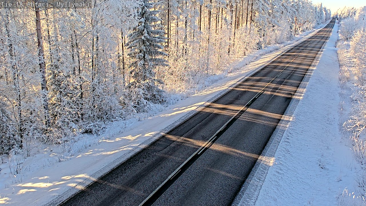 Weather Camera Image Road 18 Ähtäri, Myllymäki, Ähtäri, Etelä-Pohjanmaa