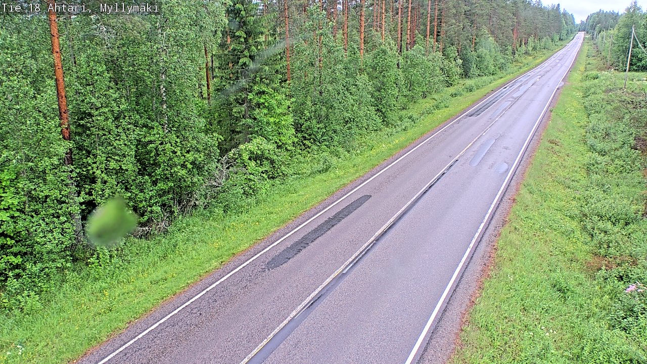 Weather Camera Image Väg 18 Etseri, Myllymäki, Ähtäri, Etelä-Pohjanmaa