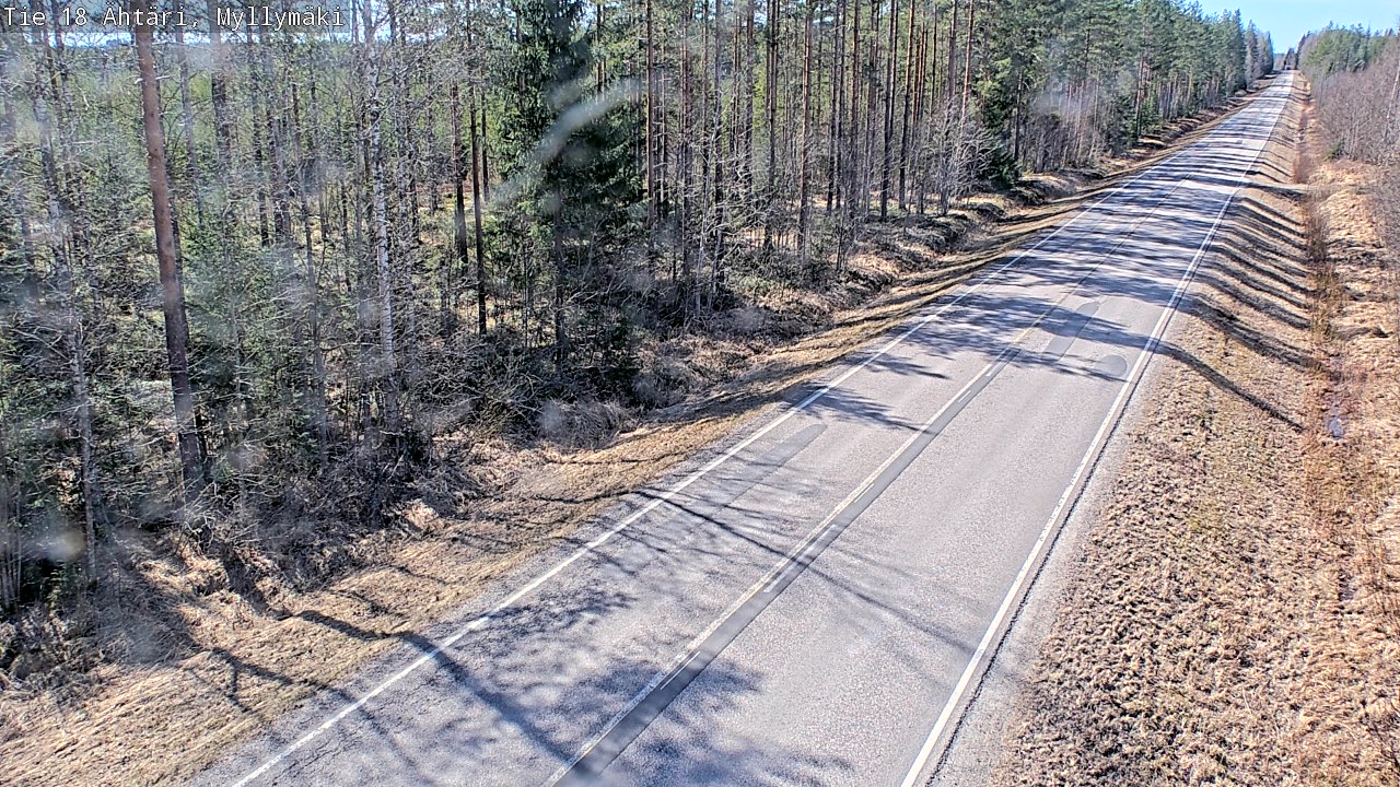 Weather Camera Image Road 18 Ähtäri, Myllymäki, Ähtäri, Etelä-Pohjanmaa