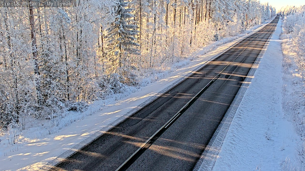 Weather Camera Image Road 18 Ähtäri, Myllymäki, Ähtäri, Etelä-Pohjanmaa