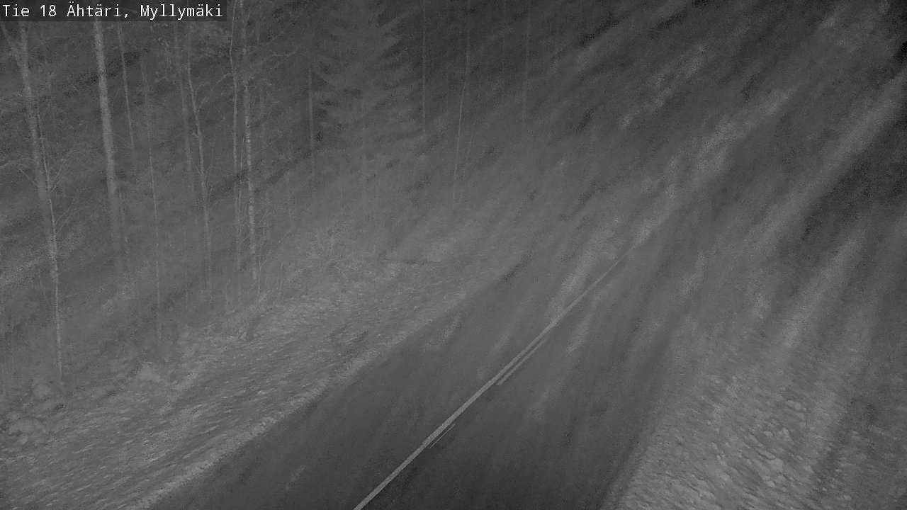 Weather Camera Image Road 18 Ähtäri, Myllymäki, Ähtäri, Etelä-Pohjanmaa