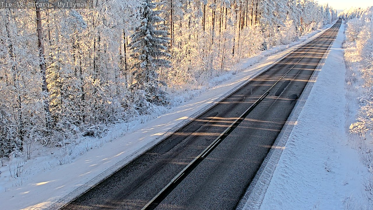 Weather Camera Image Road 18 Ähtäri, Myllymäki, Ähtäri, Etelä-Pohjanmaa