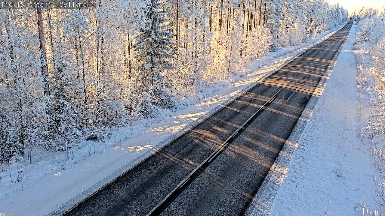 Weather Camera Image Road 18 Ähtäri, Myllymäki, Ähtäri, Etelä-Pohjanmaa