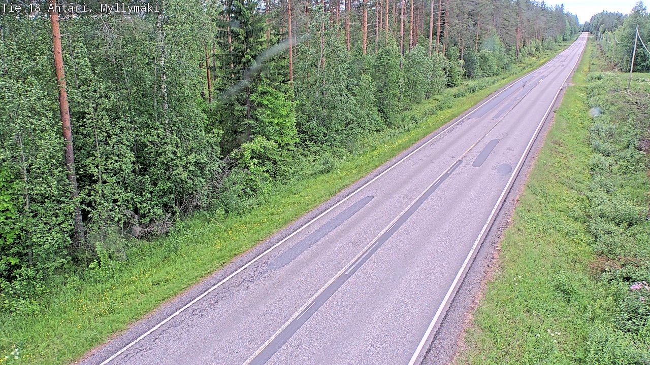 Weather Camera Image Väg 18 Etseri, Myllymäki, Ähtäri, Etelä-Pohjanmaa
