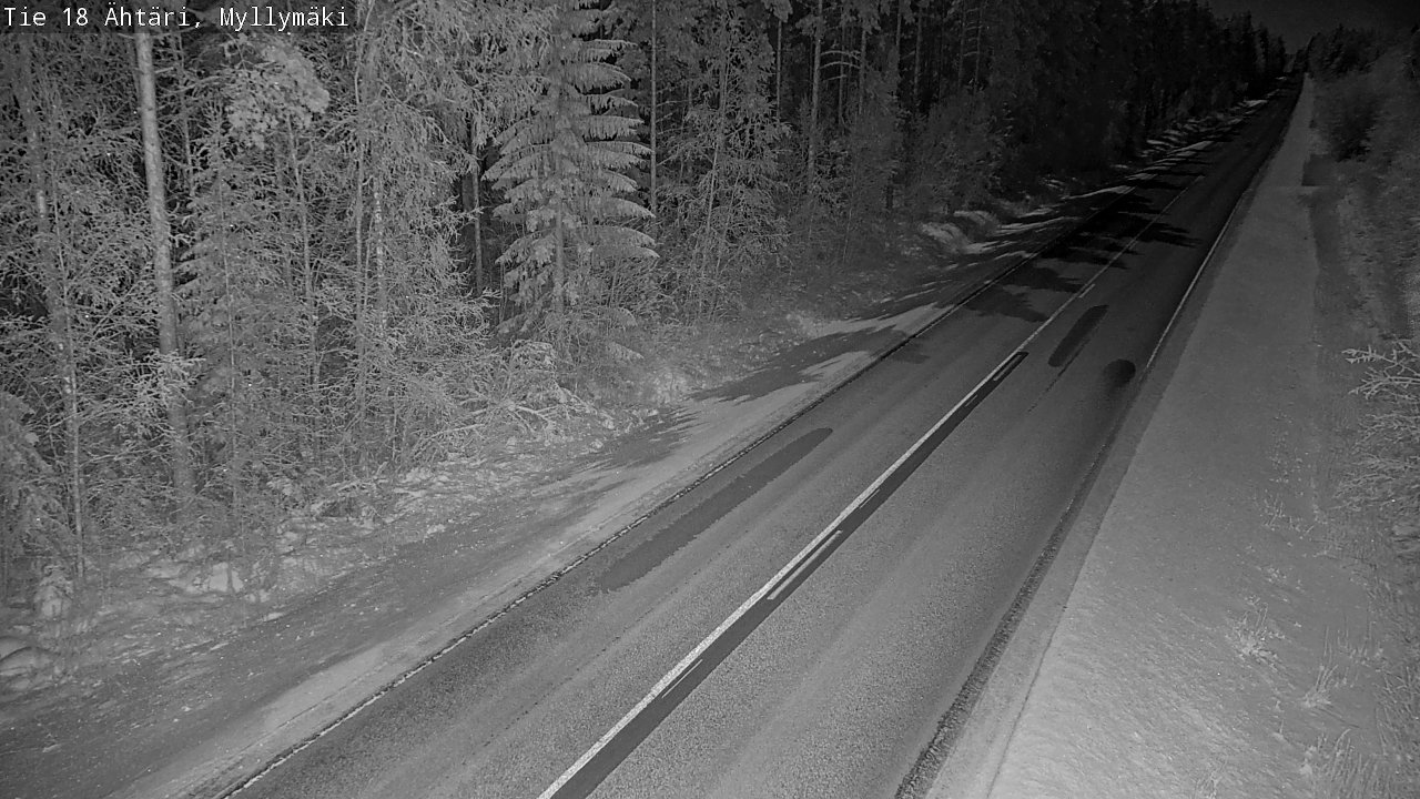 Weather Camera Image Road 18 Ähtäri, Myllymäki, Ähtäri, Etelä-Pohjanmaa