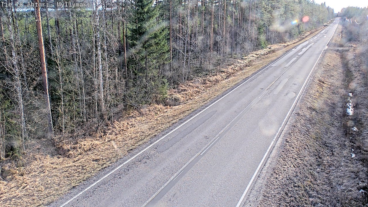 Weather Camera Image Road 18 Ähtäri, Myllymäki, Ähtäri, Etelä-Pohjanmaa