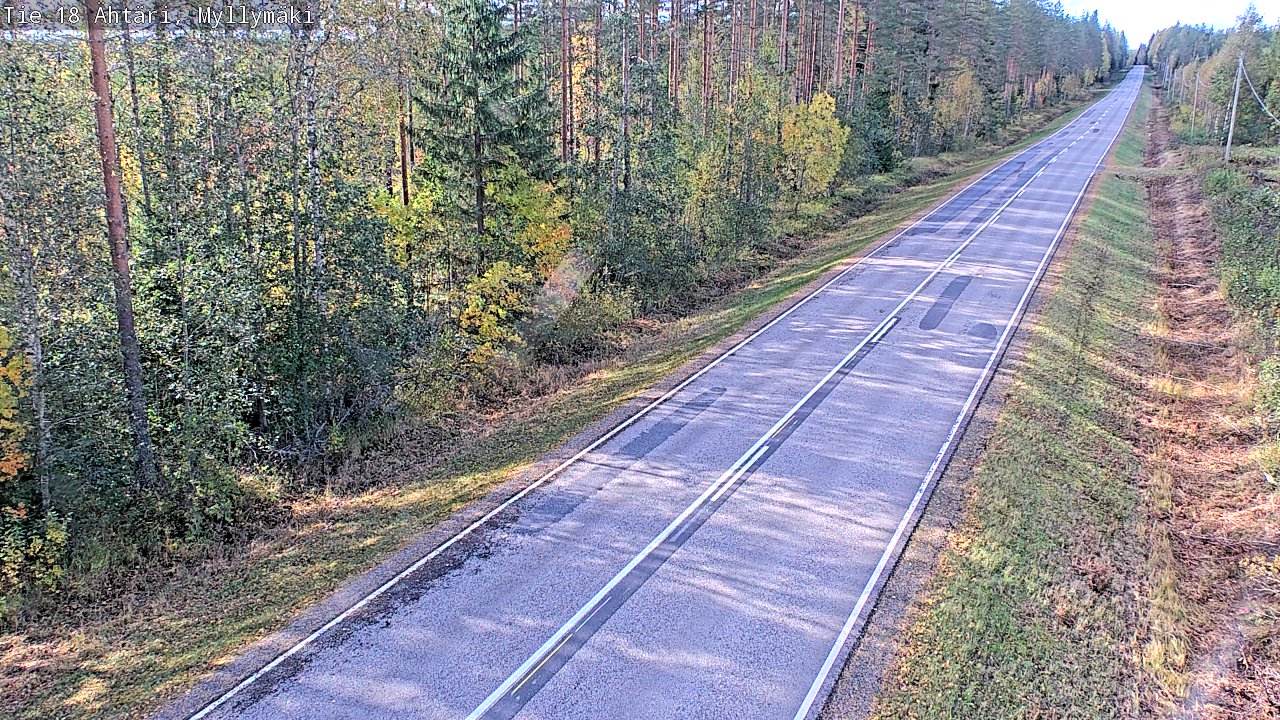 Weather Camera Image Road 18 Ähtäri, Myllymäki, Ähtäri, Etelä-Pohjanmaa