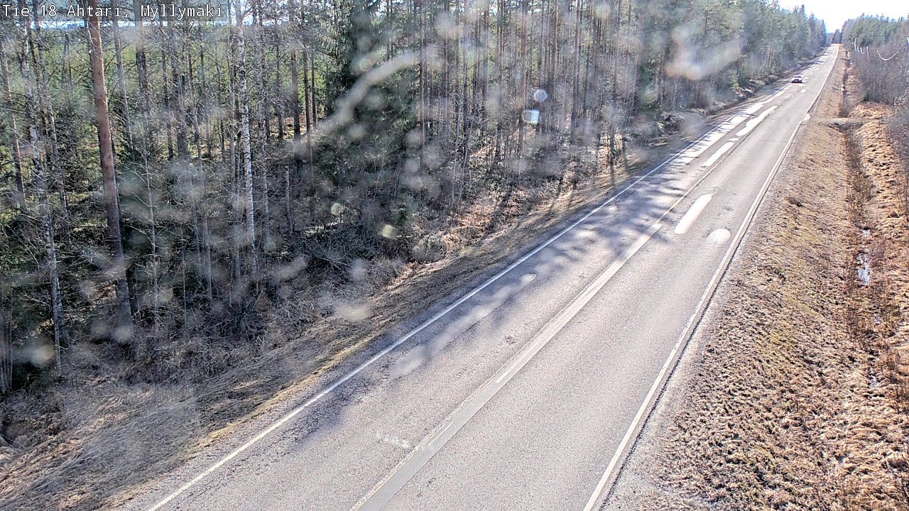 Weather Camera Image Road 18 Ähtäri, Myllymäki, Ähtäri, Etelä-Pohjanmaa