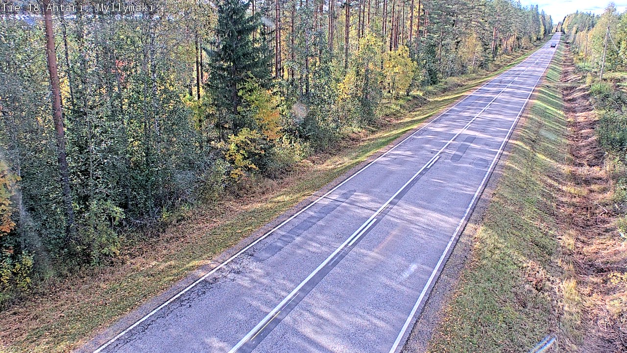 Weather Camera Image Road 18 Ähtäri, Myllymäki, Ähtäri, Etelä-Pohjanmaa
