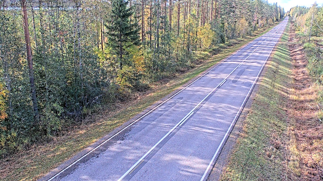 Weather Camera Image Road 18 Ähtäri, Myllymäki, Ähtäri, Etelä-Pohjanmaa