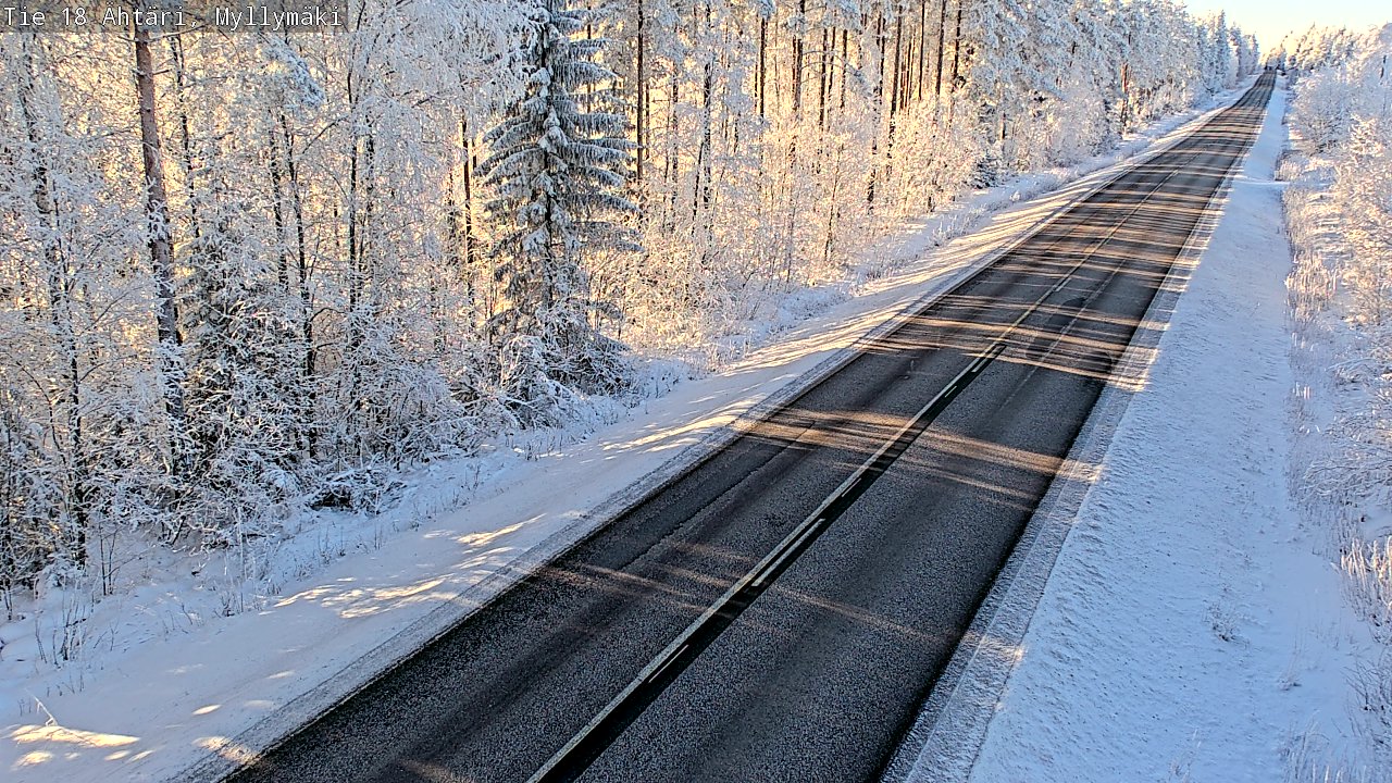 Weather Camera Image Road 18 Ähtäri, Myllymäki, Ähtäri, Etelä-Pohjanmaa