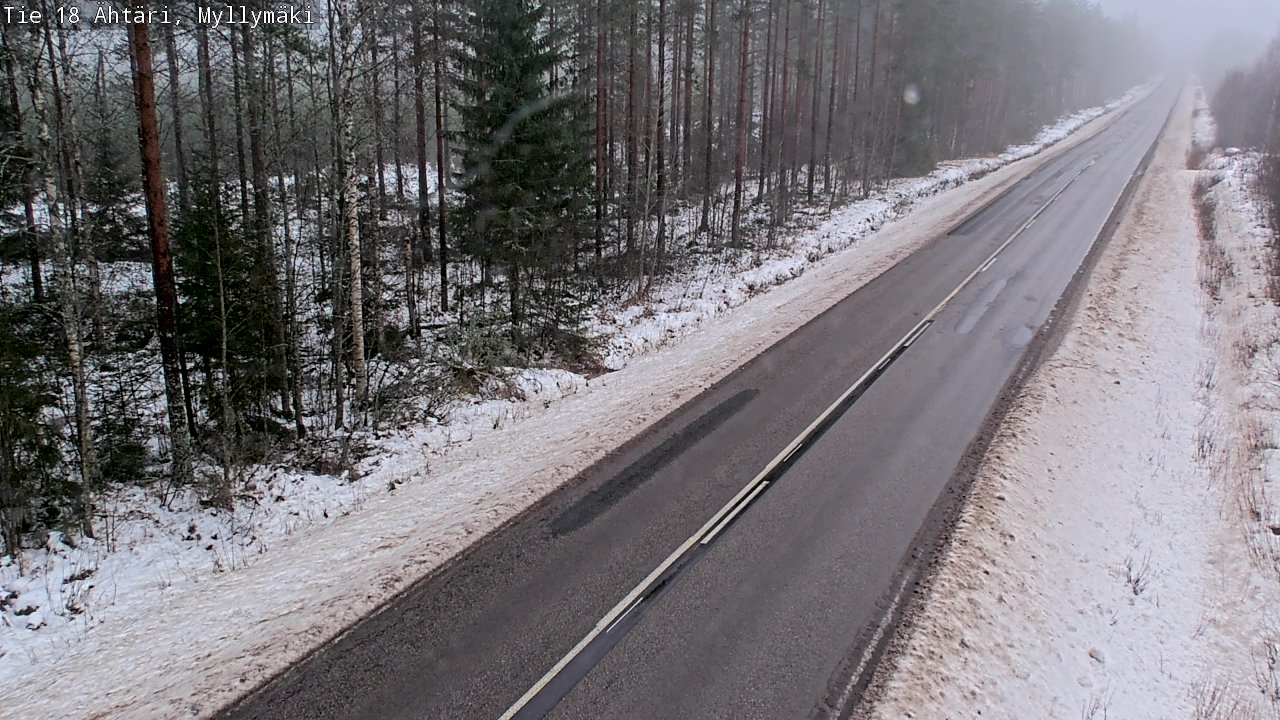Weather Camera Image Road 18 Ähtäri, Myllymäki, Ähtäri, Etelä-Pohjanmaa