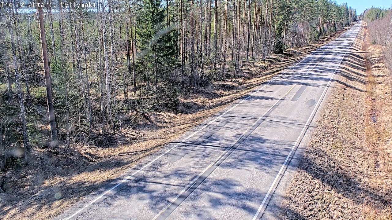 Weather Camera Image Road 18 Ähtäri, Myllymäki, Ähtäri, Etelä-Pohjanmaa