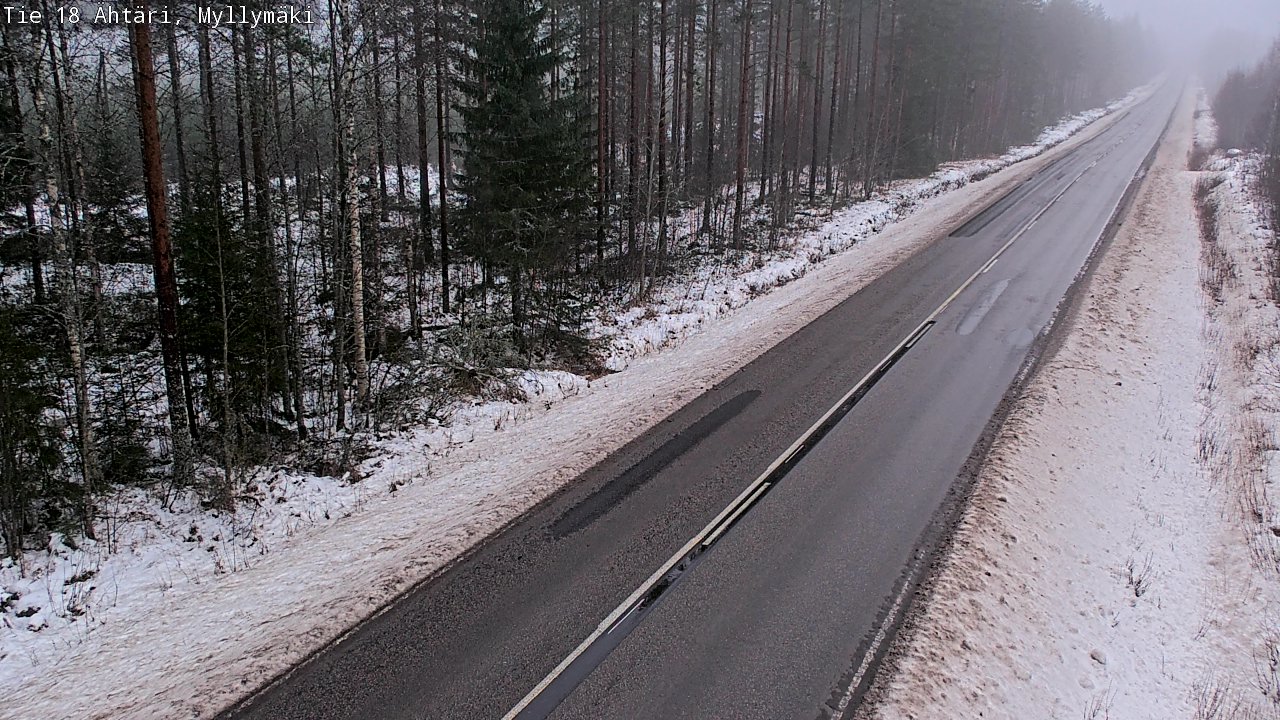 Weather Camera Image Road 18 Ähtäri, Myllymäki, Ähtäri, Etelä-Pohjanmaa