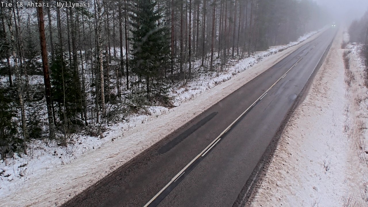 Weather Camera Image Road 18 Ähtäri, Myllymäki, Ähtäri, Etelä-Pohjanmaa