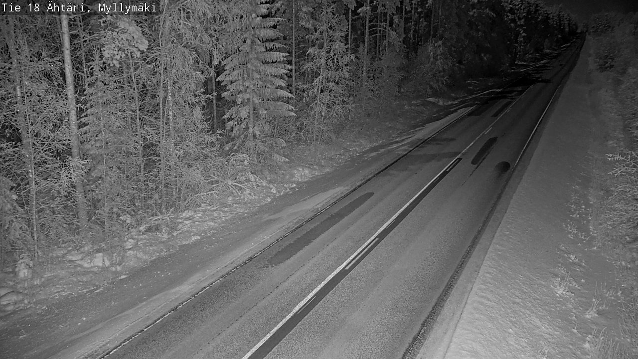Weather Camera Image Road 18 Ähtäri, Myllymäki, Ähtäri, Etelä-Pohjanmaa