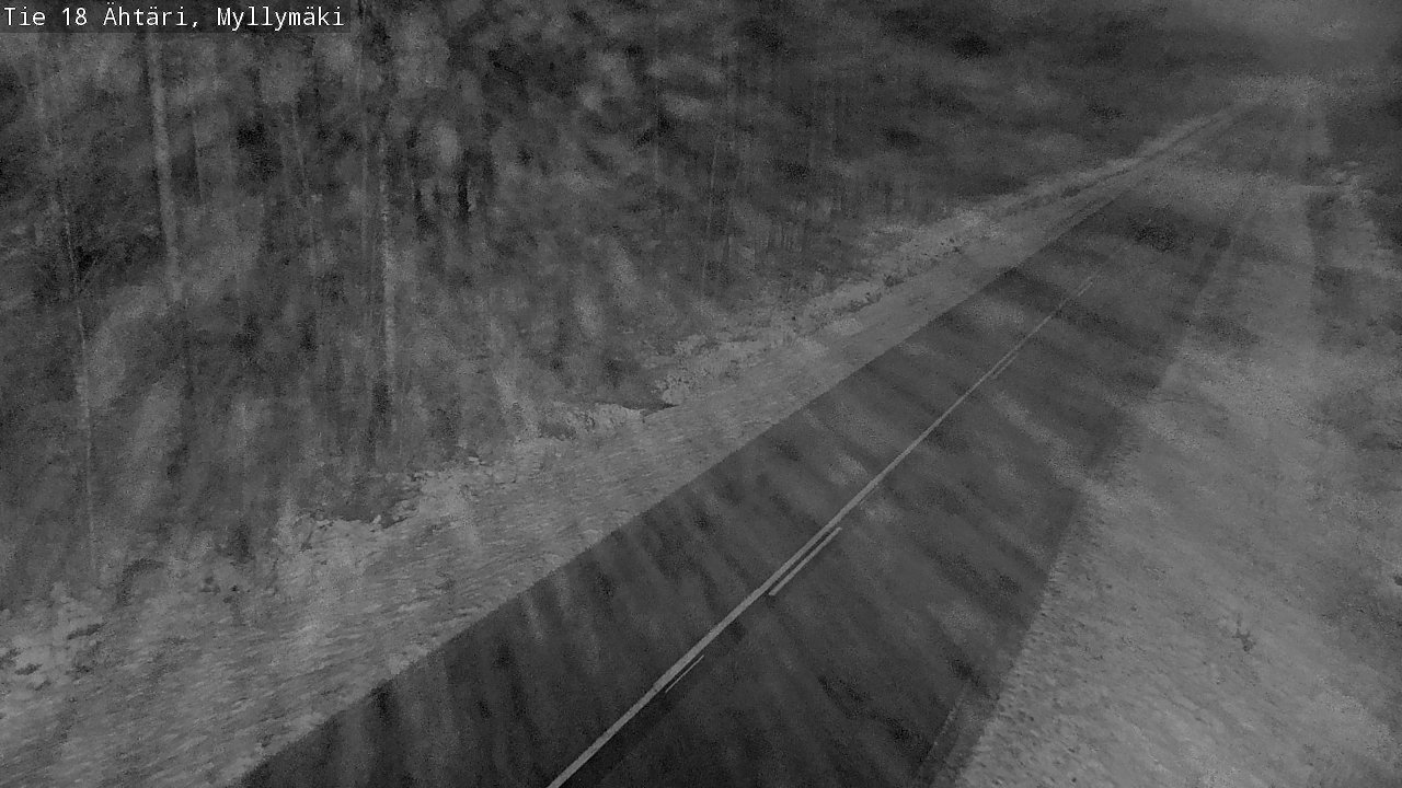 Weather Camera Image Road 18 Ähtäri, Myllymäki, Ähtäri, Etelä-Pohjanmaa