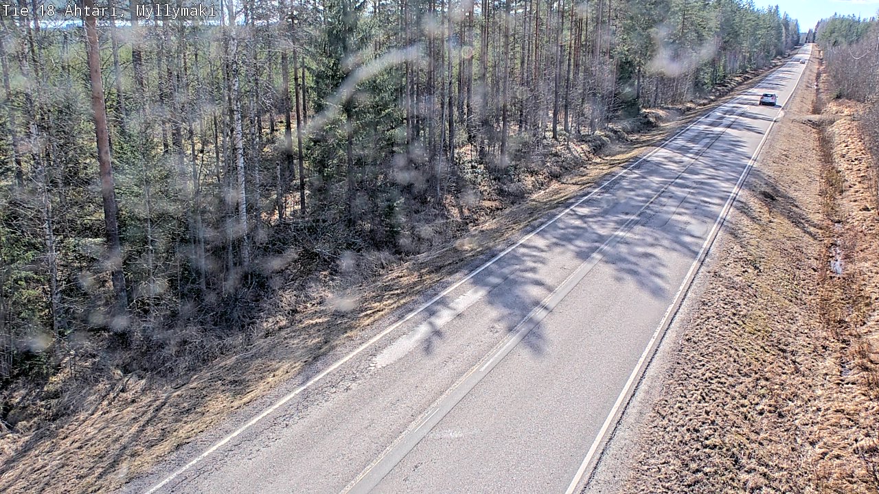 Weather Camera Image Road 18 Ähtäri, Myllymäki, Ähtäri, Etelä-Pohjanmaa