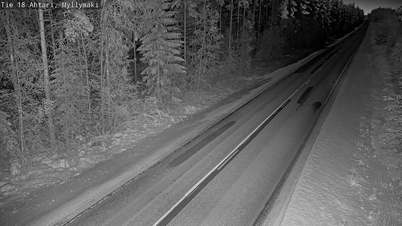 Weather Camera Image Road 18 Ähtäri, Myllymäki, Ähtäri, Etelä-Pohjanmaa