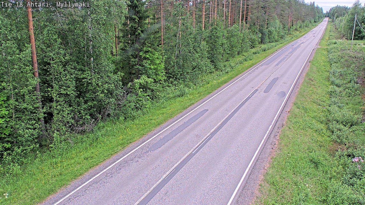Kelikamerat Kuva Tie 18 Ähtäri, Myllymäki, Ähtäri, Etelä-Pohjanmaa