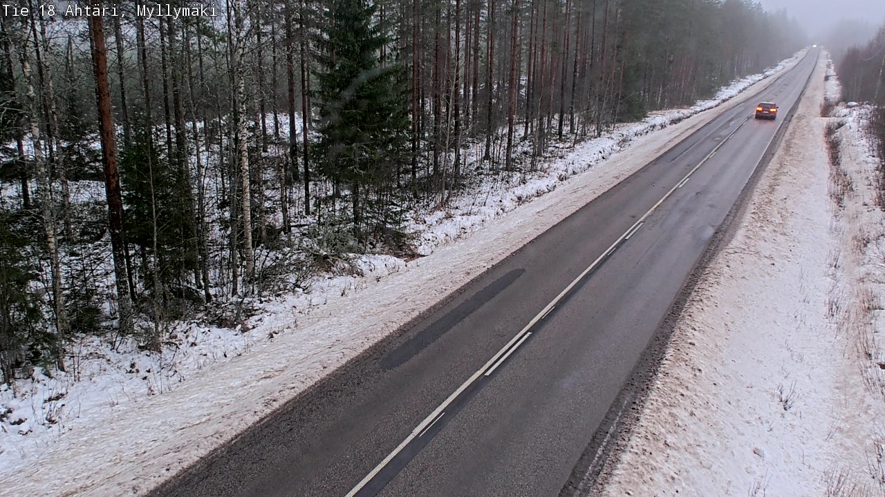 Weather Camera Image Road 18 Ähtäri, Myllymäki, Ähtäri, Etelä-Pohjanmaa