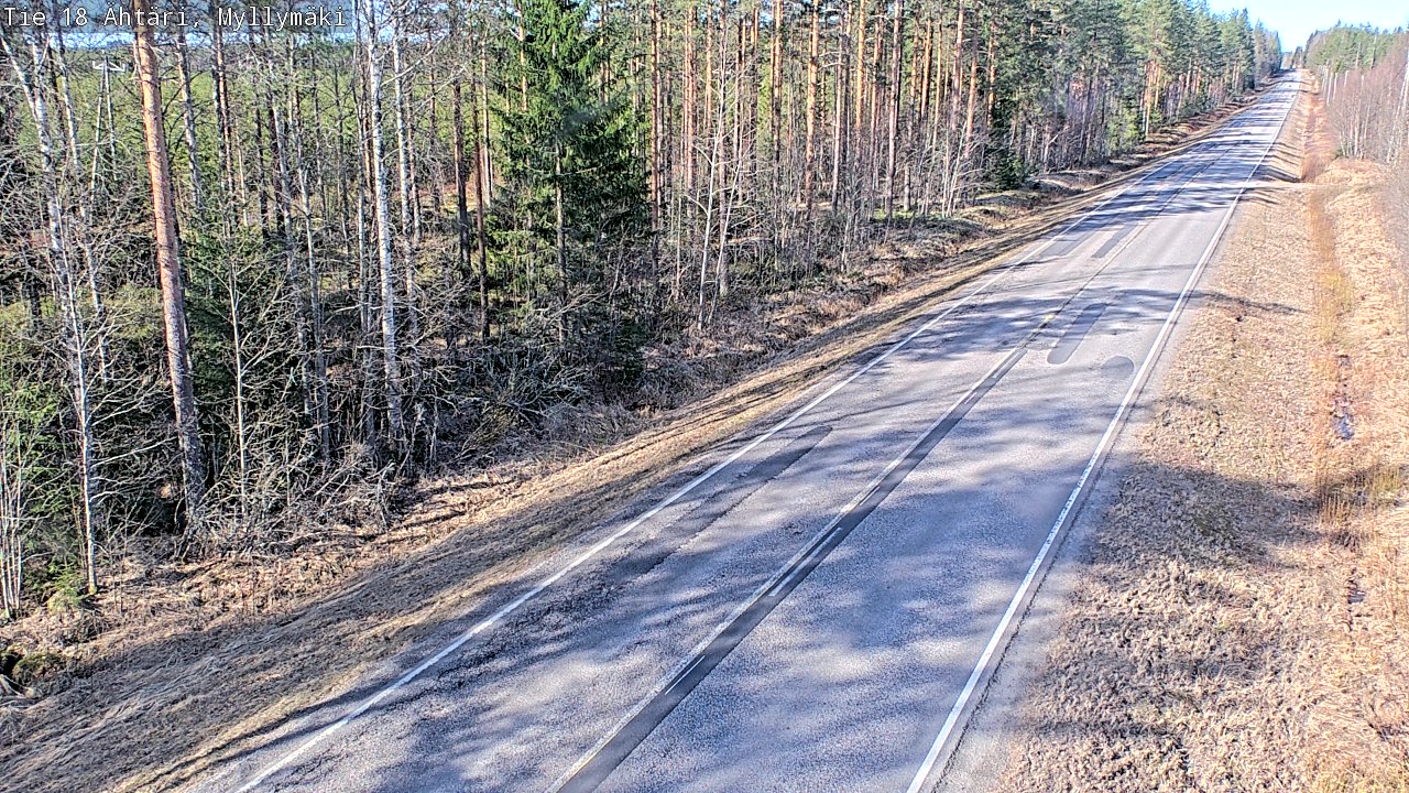 Weather Camera Image Road 18 Ähtäri, Myllymäki, Ähtäri, Etelä-Pohjanmaa