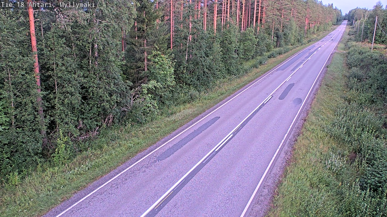 Kelikamerat Kuva Tie 18 Ähtäri, Myllymäki, Ähtäri, Etelä-Pohjanmaa