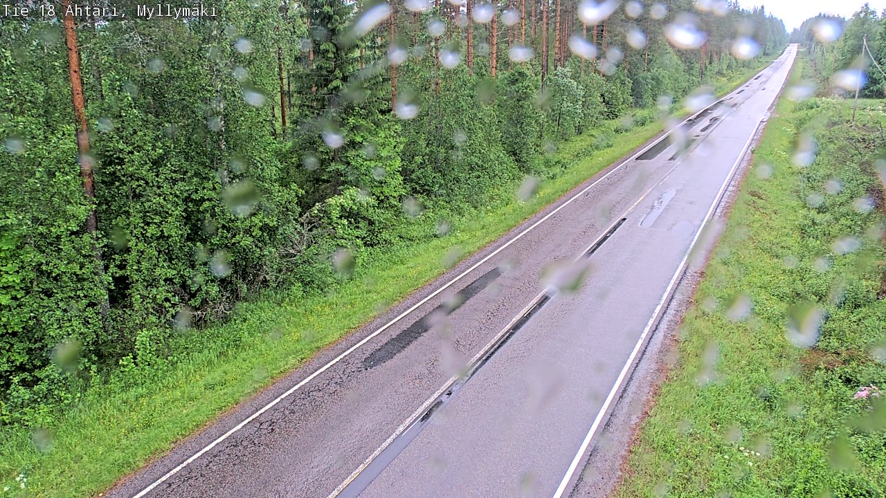 Weather Camera Image Väg 18 Etseri, Myllymäki, Ähtäri, Etelä-Pohjanmaa