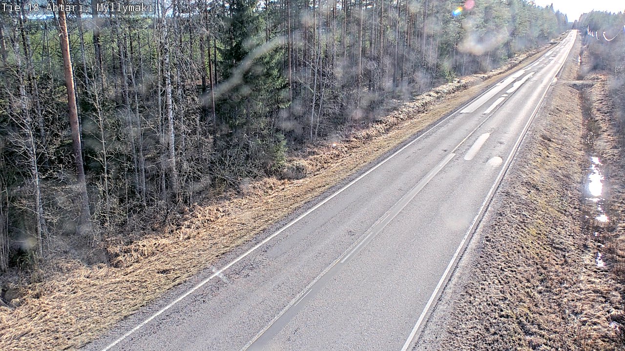 Weather Camera Image Road 18 Ähtäri, Myllymäki, Ähtäri, Etelä-Pohjanmaa