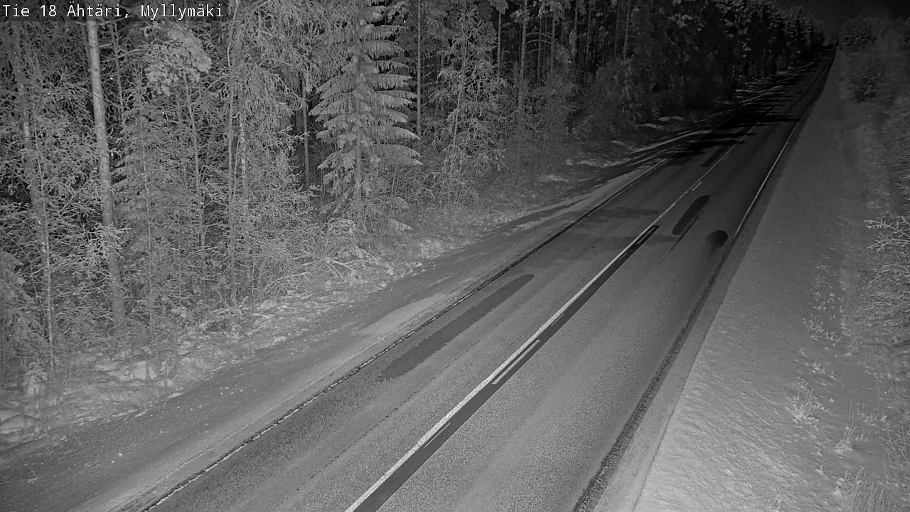 Weather Camera Image Road 18 Ähtäri, Myllymäki, Ähtäri, Etelä-Pohjanmaa
