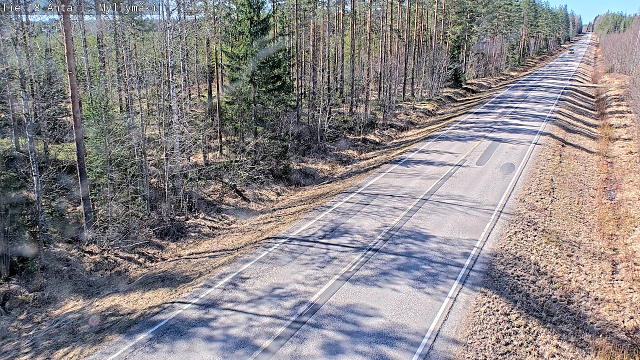 Weather Camera Image Road 18 Ähtäri, Myllymäki, Ähtäri, Etelä-Pohjanmaa