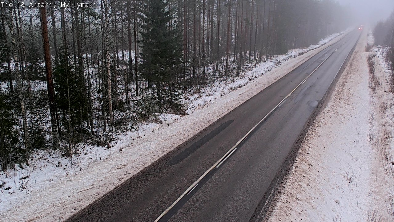 Weather Camera Image Road 18 Ähtäri, Myllymäki, Ähtäri, Etelä-Pohjanmaa