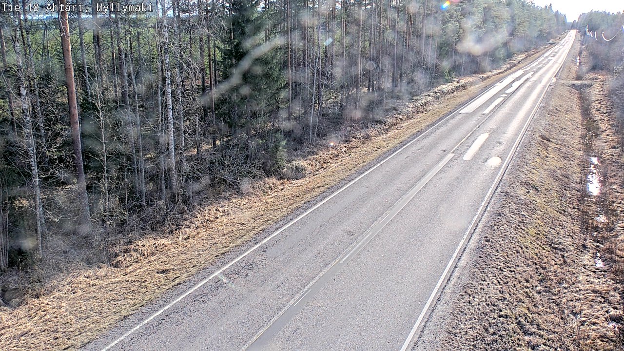 Weather Camera Image Road 18 Ähtäri, Myllymäki, Ähtäri, Etelä-Pohjanmaa