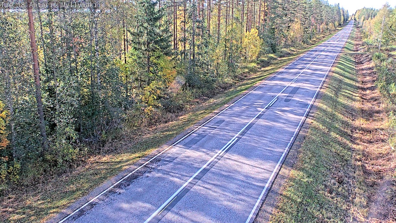 Weather Camera Image Road 18 Ähtäri, Myllymäki, Ähtäri, Etelä-Pohjanmaa