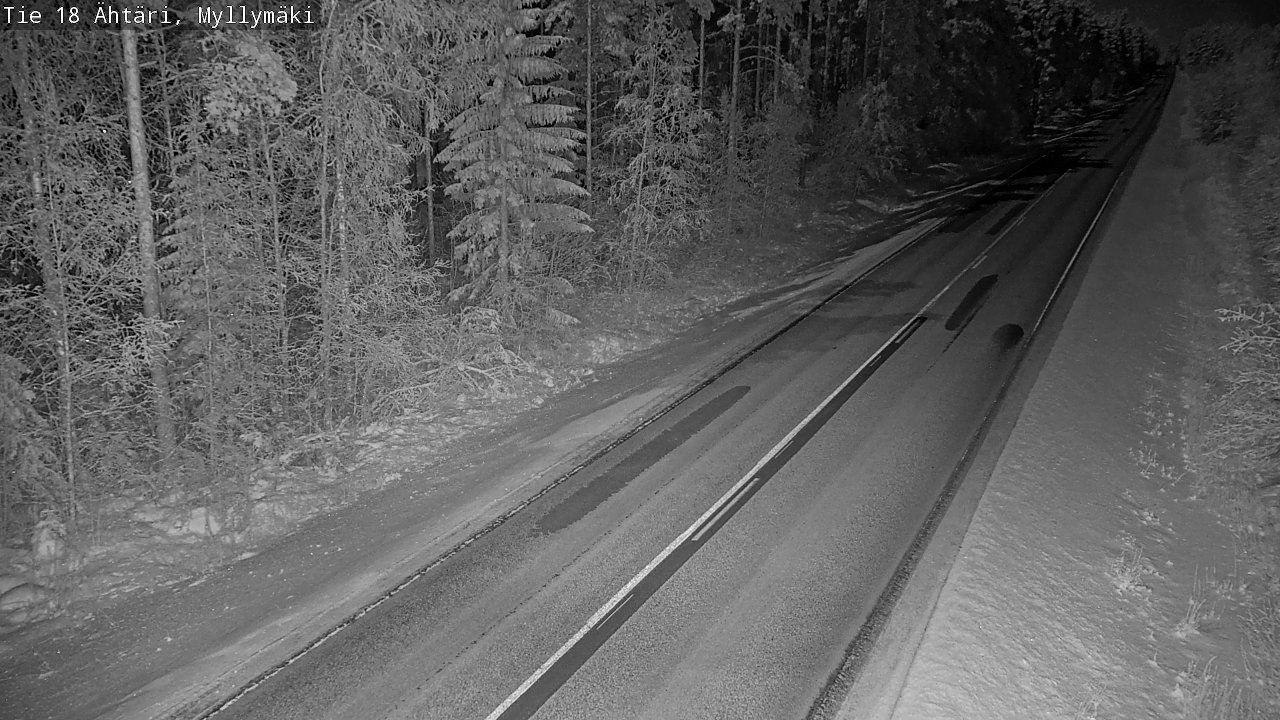 Weather Camera Image Road 18 Ähtäri, Myllymäki, Ähtäri, Etelä-Pohjanmaa