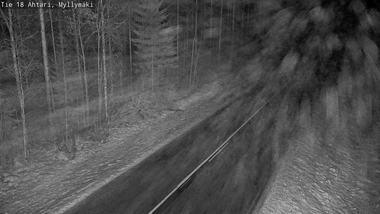 Weather Camera Image Road 18 Ähtäri, Myllymäki, Ähtäri, Etelä-Pohjanmaa
