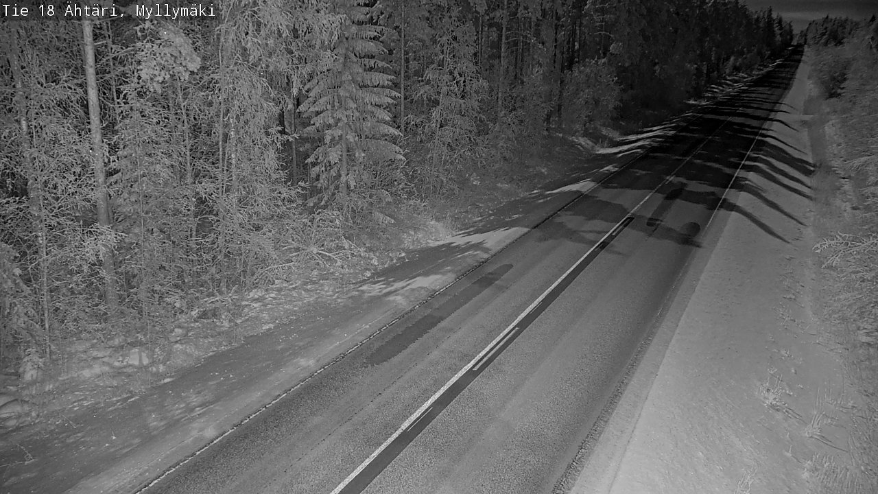 Weather Camera Image Väg 18 Etseri, Myllymäki, Ähtäri, Etelä-Pohjanmaa