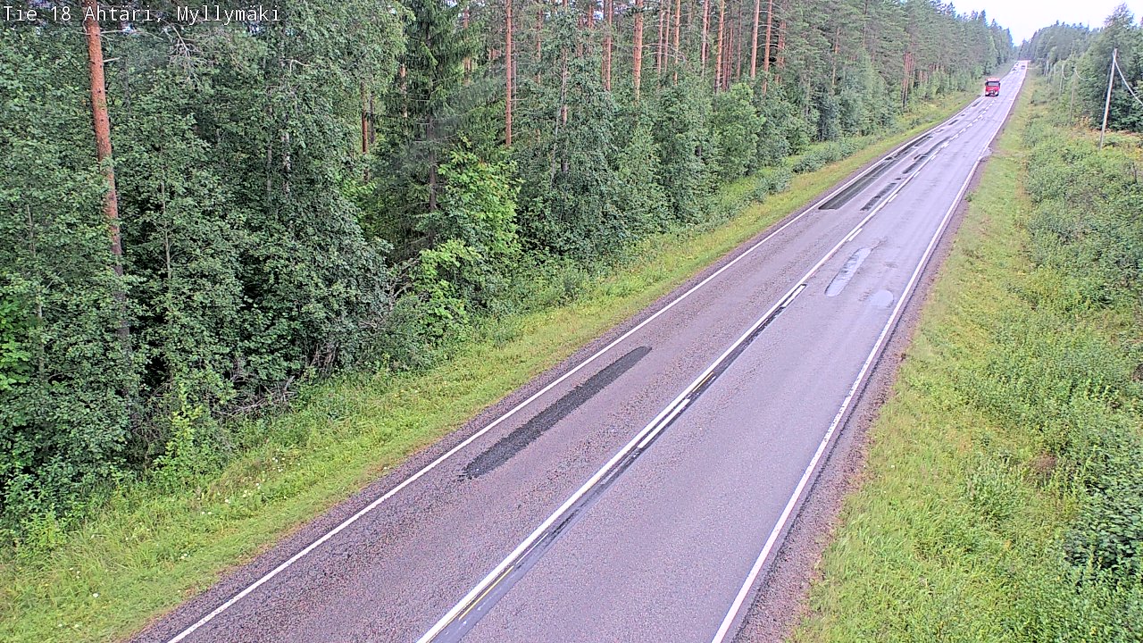 Weather Camera Image Road 18 Ähtäri, Myllymäki, Ähtäri, Etelä-Pohjanmaa