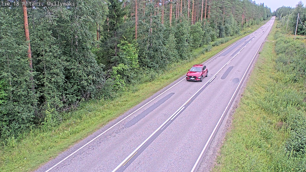Weather Camera Image Road 18 Ähtäri, Myllymäki, Ähtäri, Etelä-Pohjanmaa