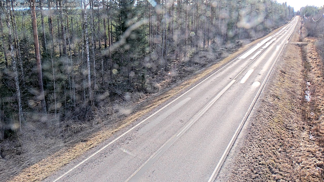 Weather Camera Image Road 18 Ähtäri, Myllymäki, Ähtäri, Etelä-Pohjanmaa